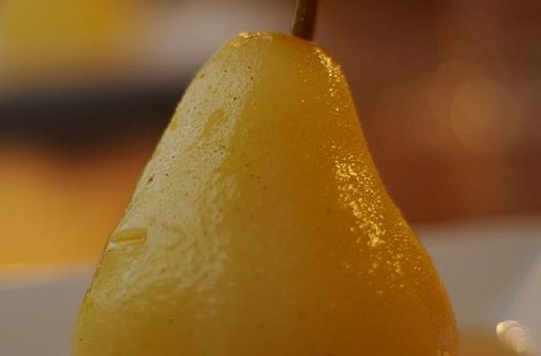 poached pear